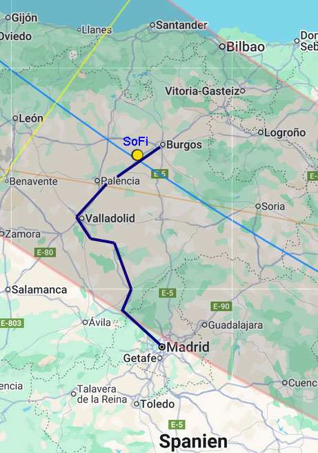 map spain ecl 2026